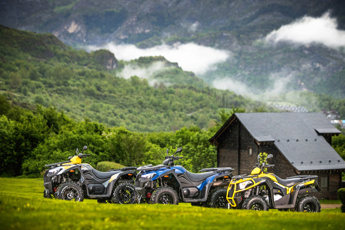 Los quads de KYMCO en Zaragoza: MXU 300, 550 y 700