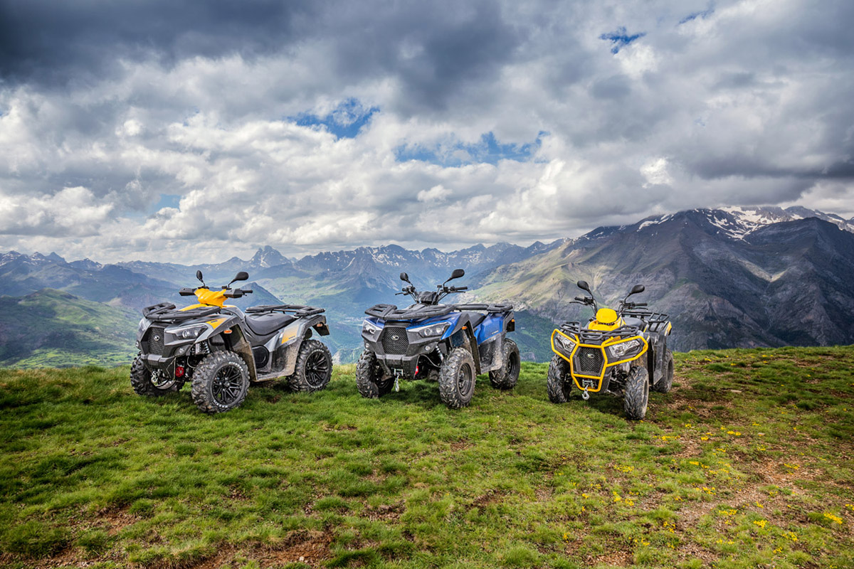 Los quads de KYMCO en Zaragoza: MXU 300, 550 y 700