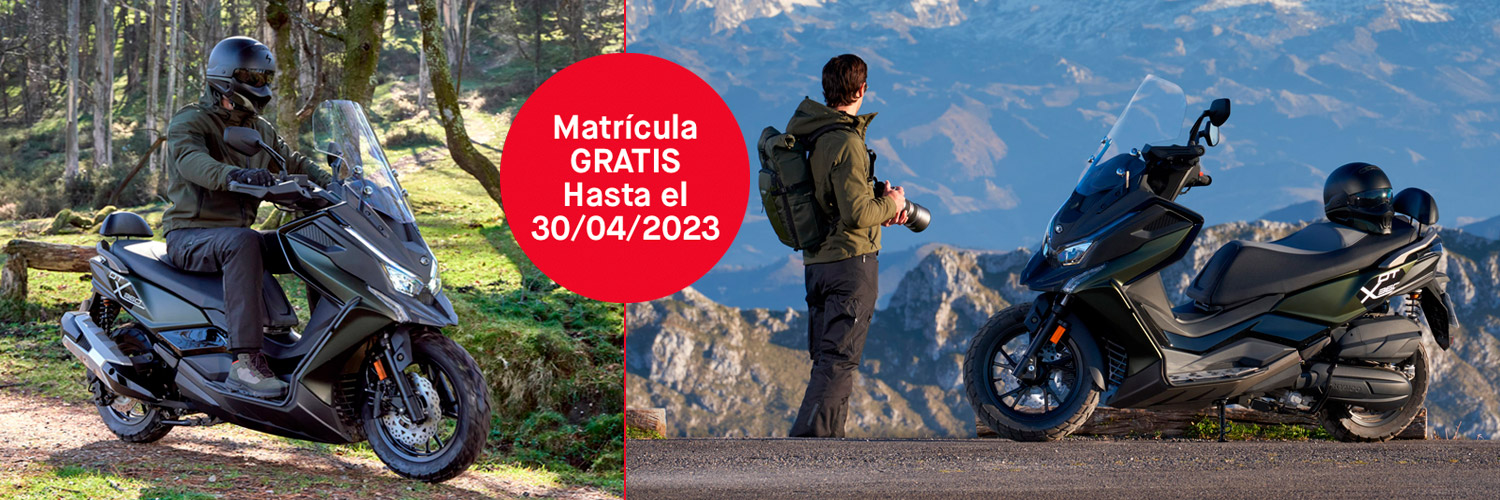 Matriculación gratuita de la DTX 125 y la DTX 350 hasta finales de abril