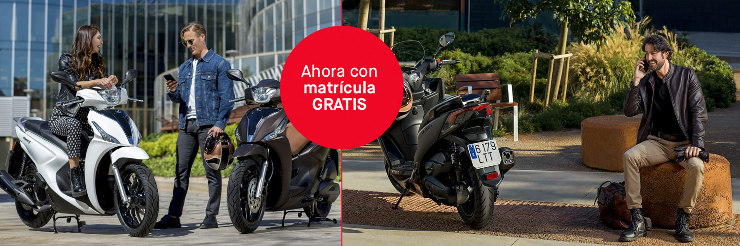 Ahora People S 125 y X-Town CT 125 con matrícula gratis