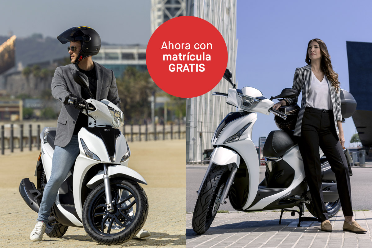 El scooter Kymco People S 125 de exquisito diseño ahora con matrícula gratis