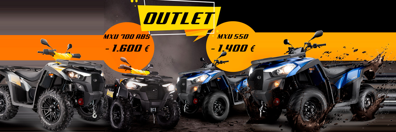 Outlet quads: Descuentos en el MXU 700 ABS y MXU 550