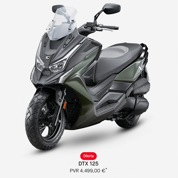 DTX 125: Outlet Euro5 de Kymco en Zaragoza