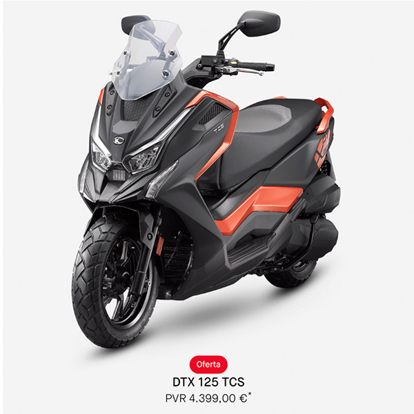 DTX 125 TCS: Outlet Euro5 de Kymco en Zaragoza