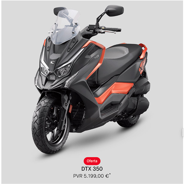 DTX 350: Outlet Euro5 de Kymco en Zaragoza