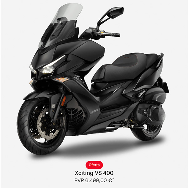 Xciting Vs 400: Outlet Euro5 de Kymco en Zaragoza