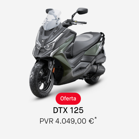 Hasta 500€ de descuento en motos y scooters Kymco Euro 5.