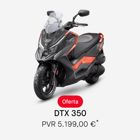 Hasta 500€ de descuento en motos y scooters Kymco Euro 5.
