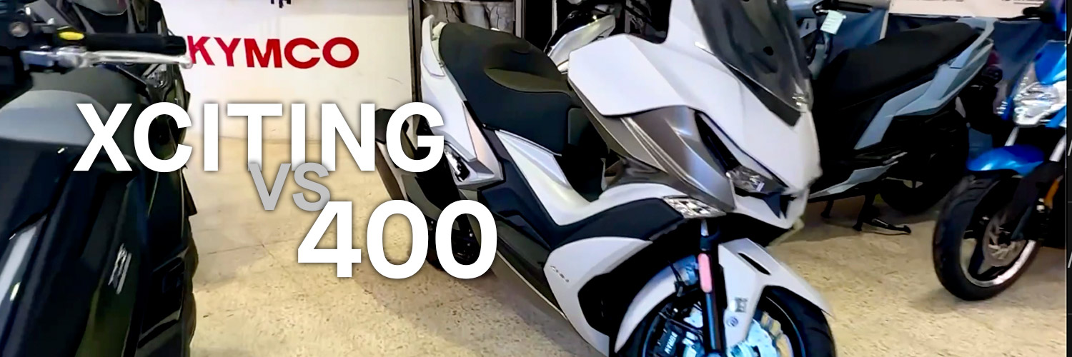 Prueba el Mega Scooter Xciting vs 400 en Zaragoza