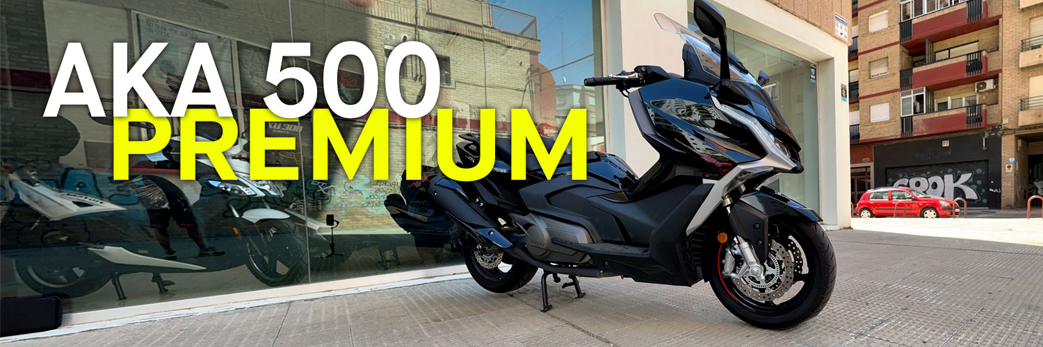 El Kymco AK 550 Premium en Zaragoza.